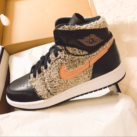 Nike air jordan 1 with fur Clearance